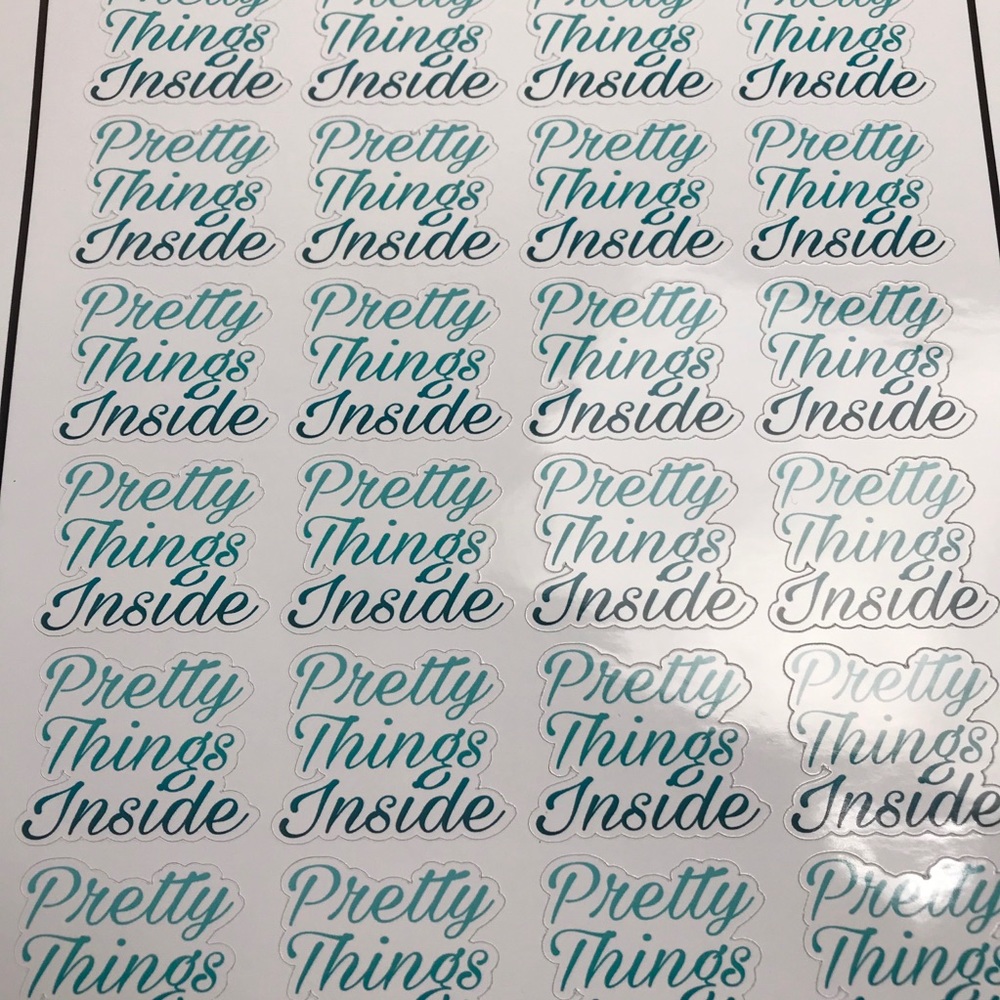 56pc/ 2 pages stickers pretty things inside - Picture 3 of 4